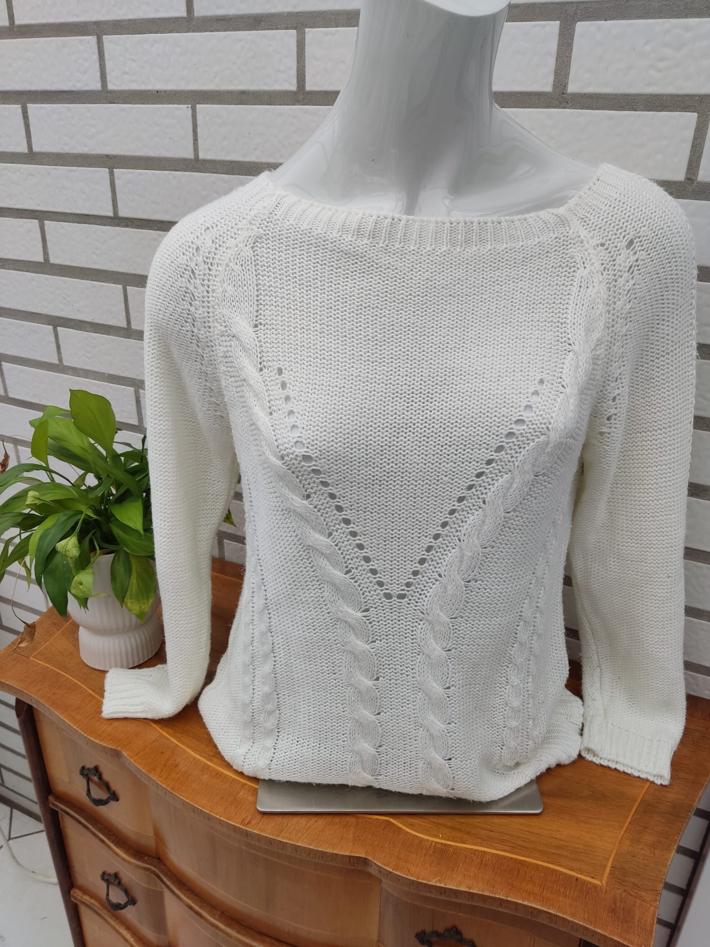 Strickpullover Mohair- Gr. M