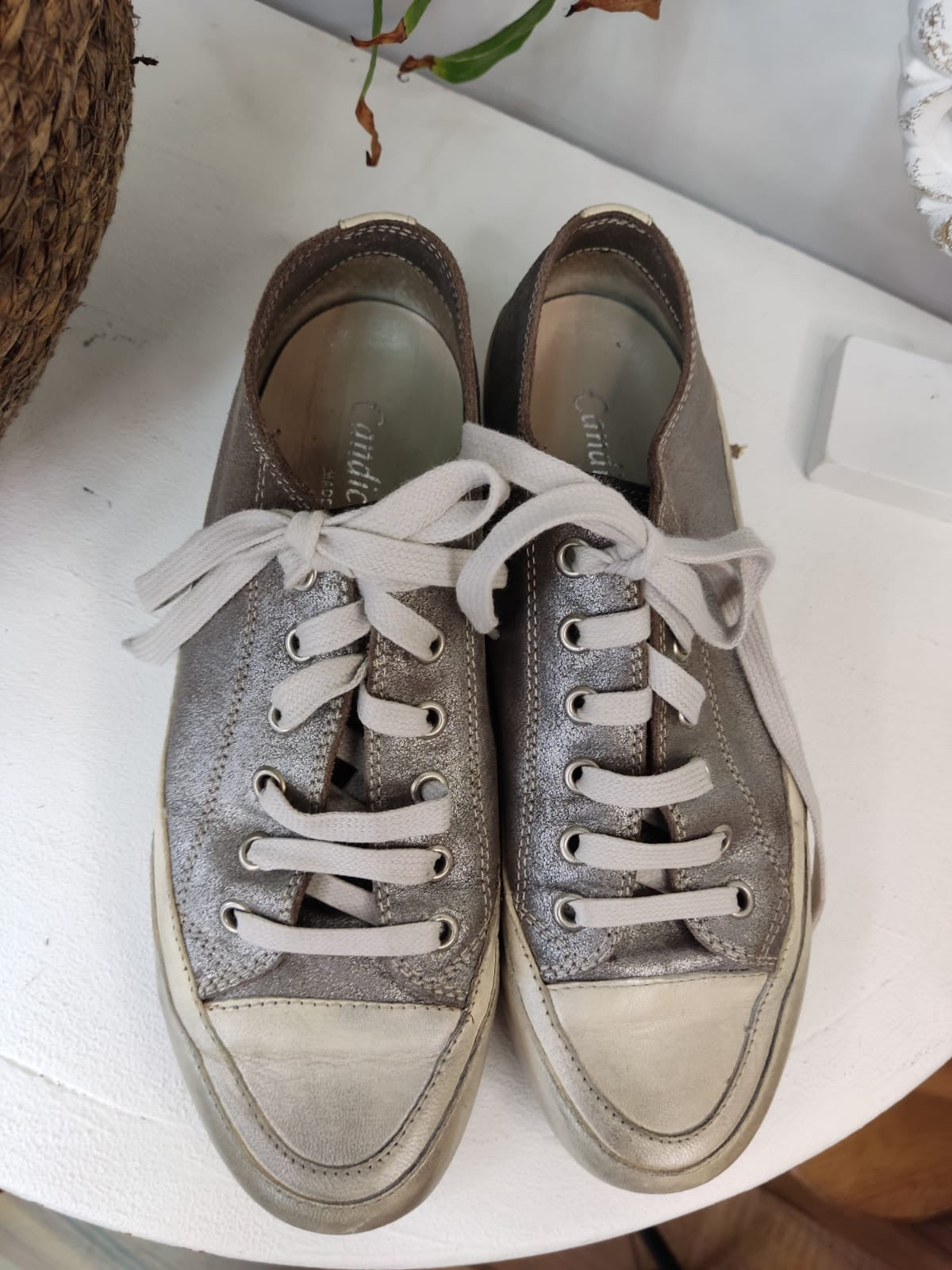 Sneaker Schuhe mit glitzerndem Schimmer CANDICE COOPER - GR. 37