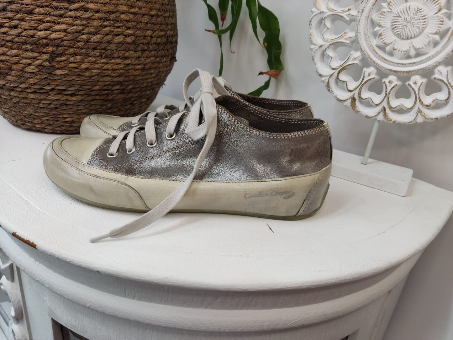 Sneaker Schuhe mit glitzerndem Schimmer CANDICE COOPER - GR. 37
