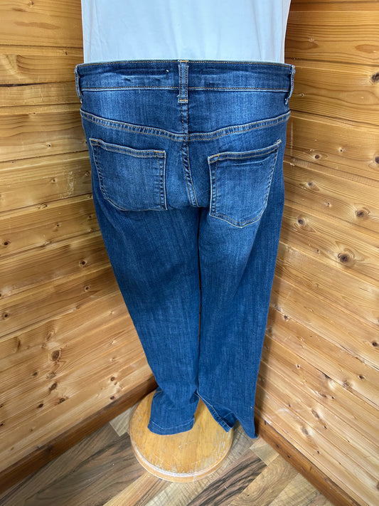Lässige Jeans mit Reißverschlussdetail - H&M - Gr. XL