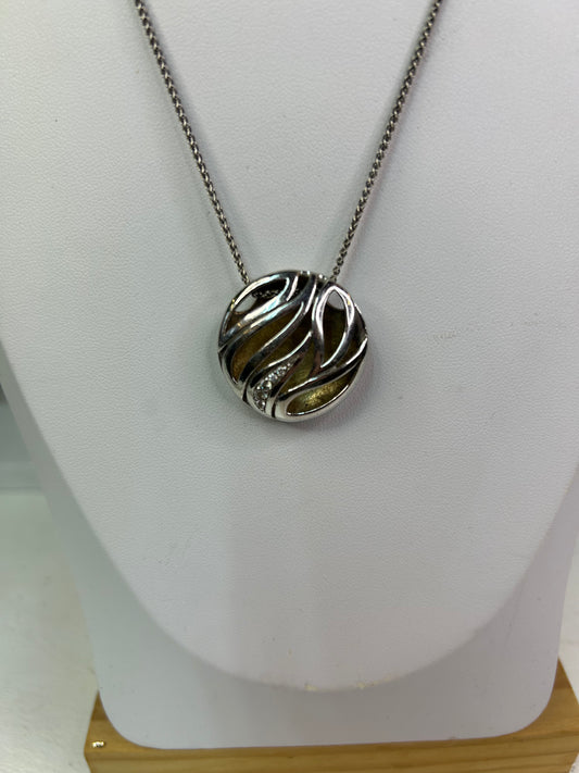 925 Silber Kette mit Anhänger - Schmuck