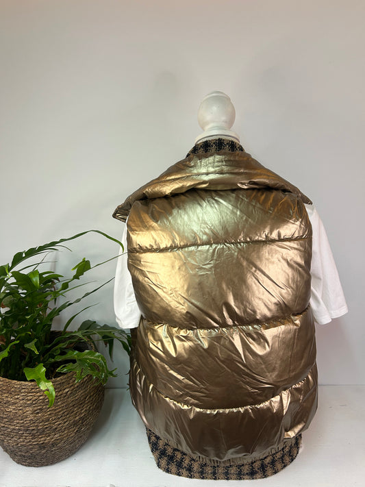 Ausgefallene metallic Weste - ZAC & ZOE - Gr. M / L - Designer
