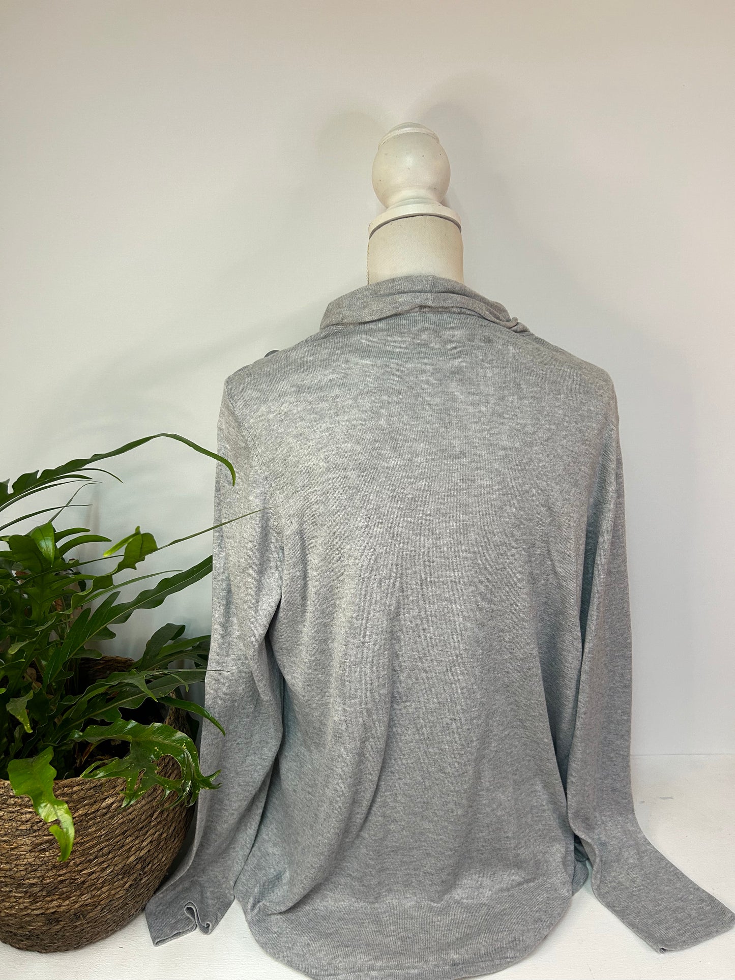 Süße Strickjacke mit Fransen - CANDA - Gr. XL