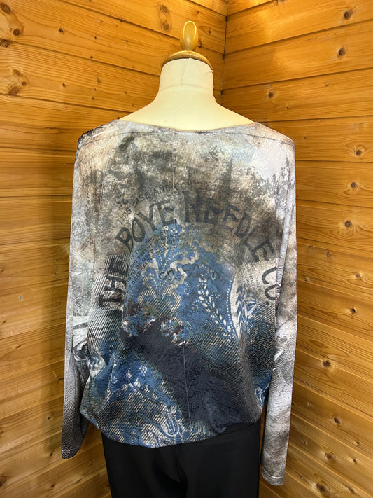 Lockeres Glitzer Sweatshirt - issy - Gr. XXL