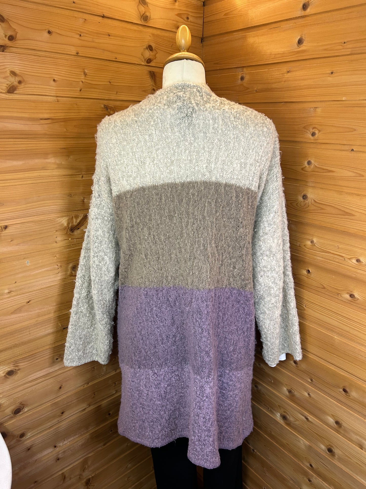 Süßer Cardigan / Strickjacke Dreifarbig - SOYA CONCEPT - Gr. M / L - 38 / 40