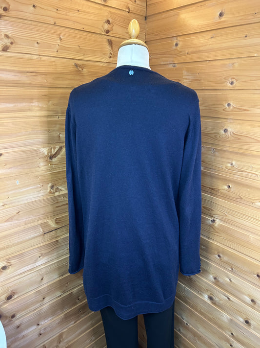 Basic Cardigan / Strickjacke Blau - ESPRIT - Gr. M / L - 38 / 40