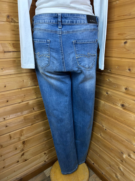Hellblaue Slim Fit Jeans - Blue Monkey - Gr. XL / 42