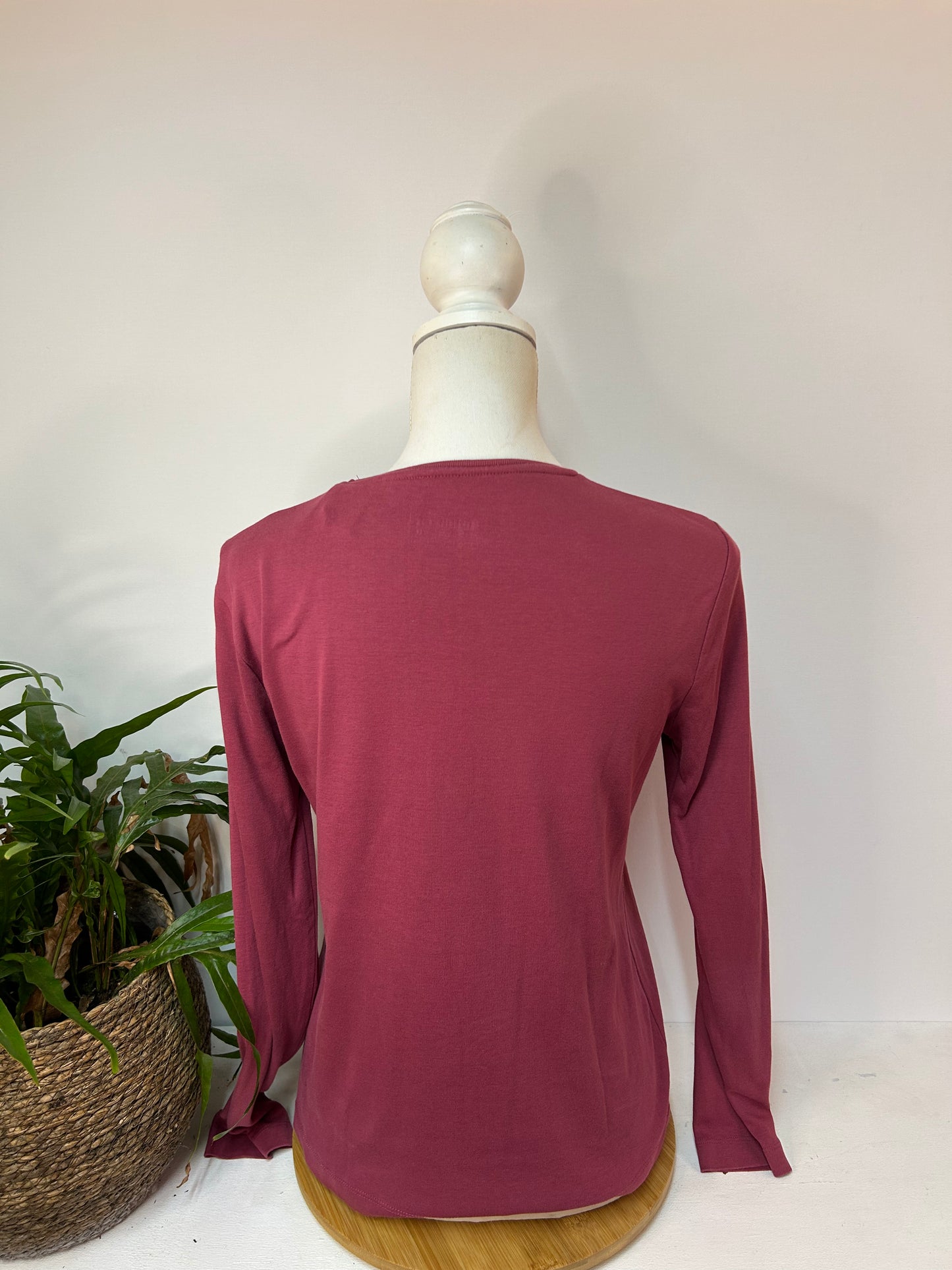 Basic Sweatshirt Beere - Walbusch - Gr. L / 40