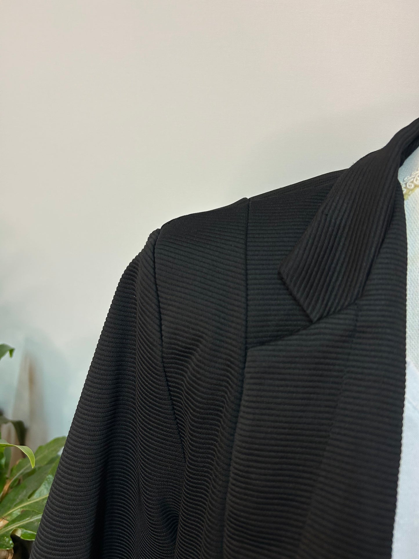 Business Struktur Blazer Schwarz - BLIND DATE - Gr. L / 40