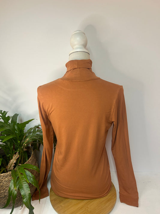 Basic Rollkragen Sweatshirt - Tom Tailor - Gr. S / M - 36 / 38