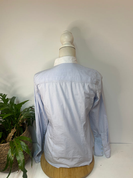 Schicke Rüschen Bluse - Emily van den Bergh - Gr. S/M - 36/38