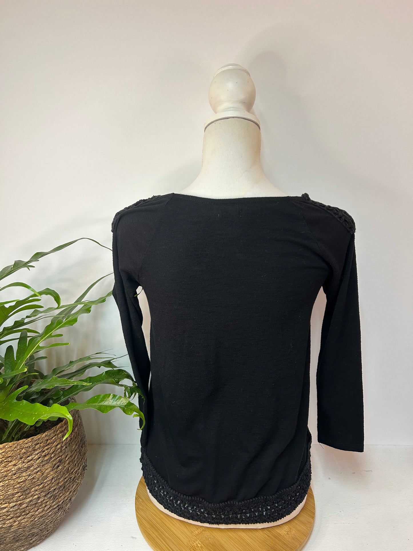 Dreieviertel Arm Sweatshirt BOHO - Hollister - Gr. XS / 34