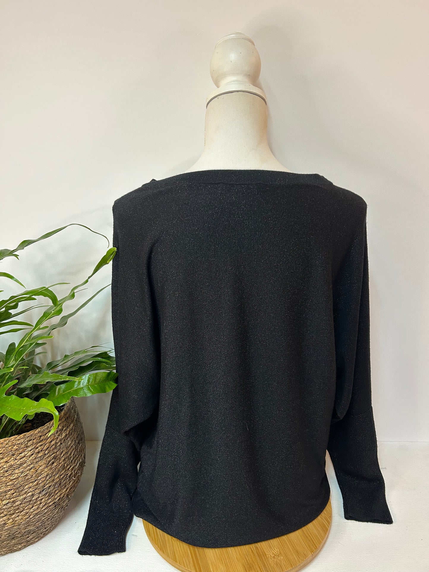 Pullover / Sweatshirt mit Glitzer Details - Esprit - Gr. L / 40