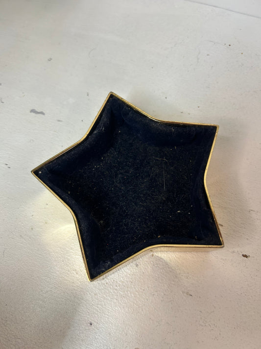 Vintage Stern Schmuck Schatulle - Gold