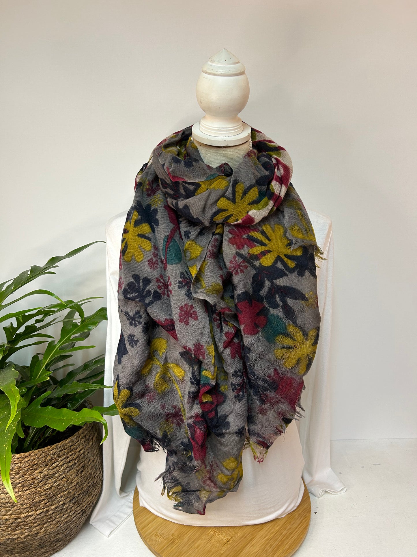 Farbenfroher Muster Schal / Tuch