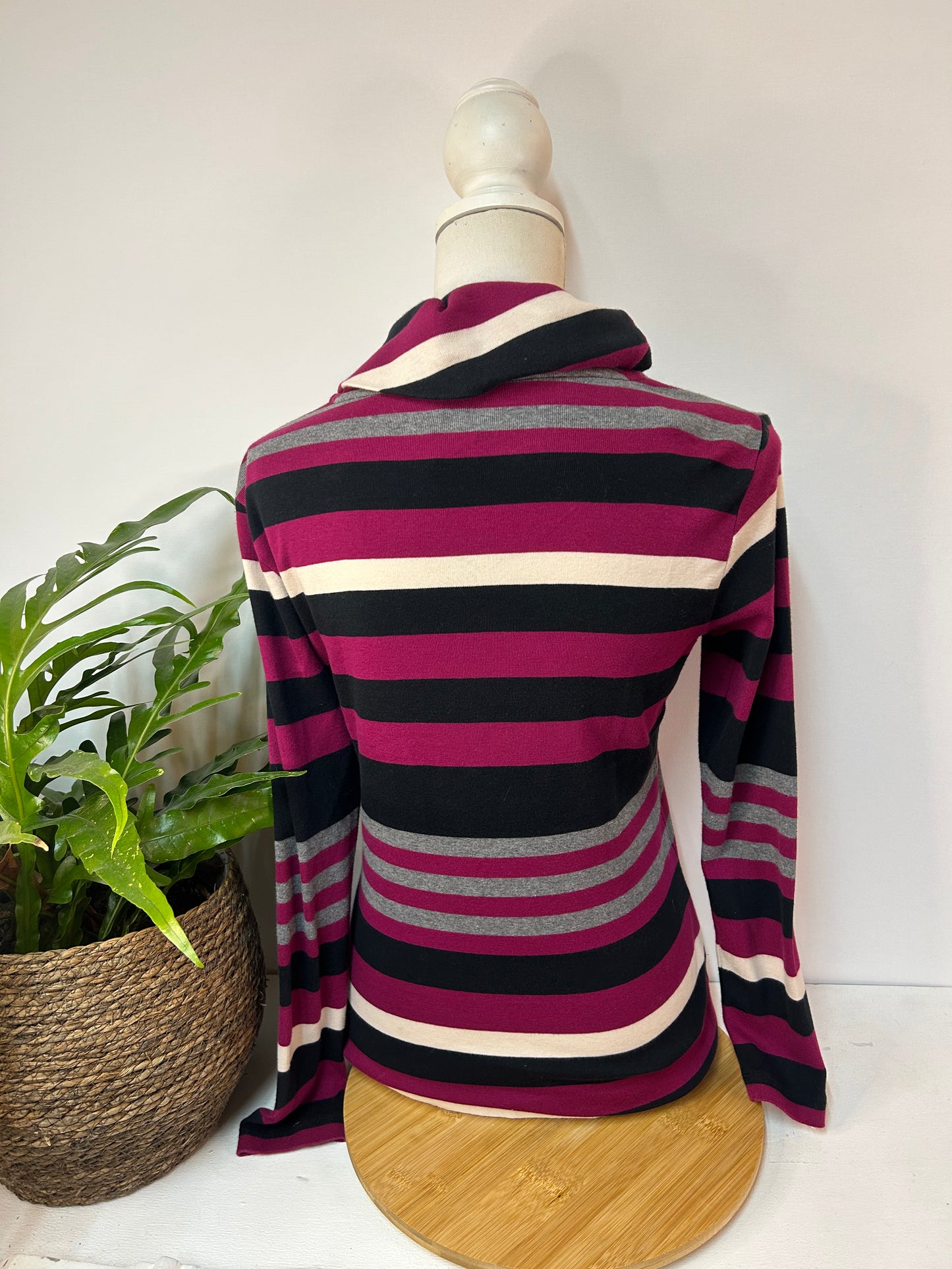 Gestreifter Rollkragen Pullover - Betty Barclay - Gr. S / M - 36 / 38