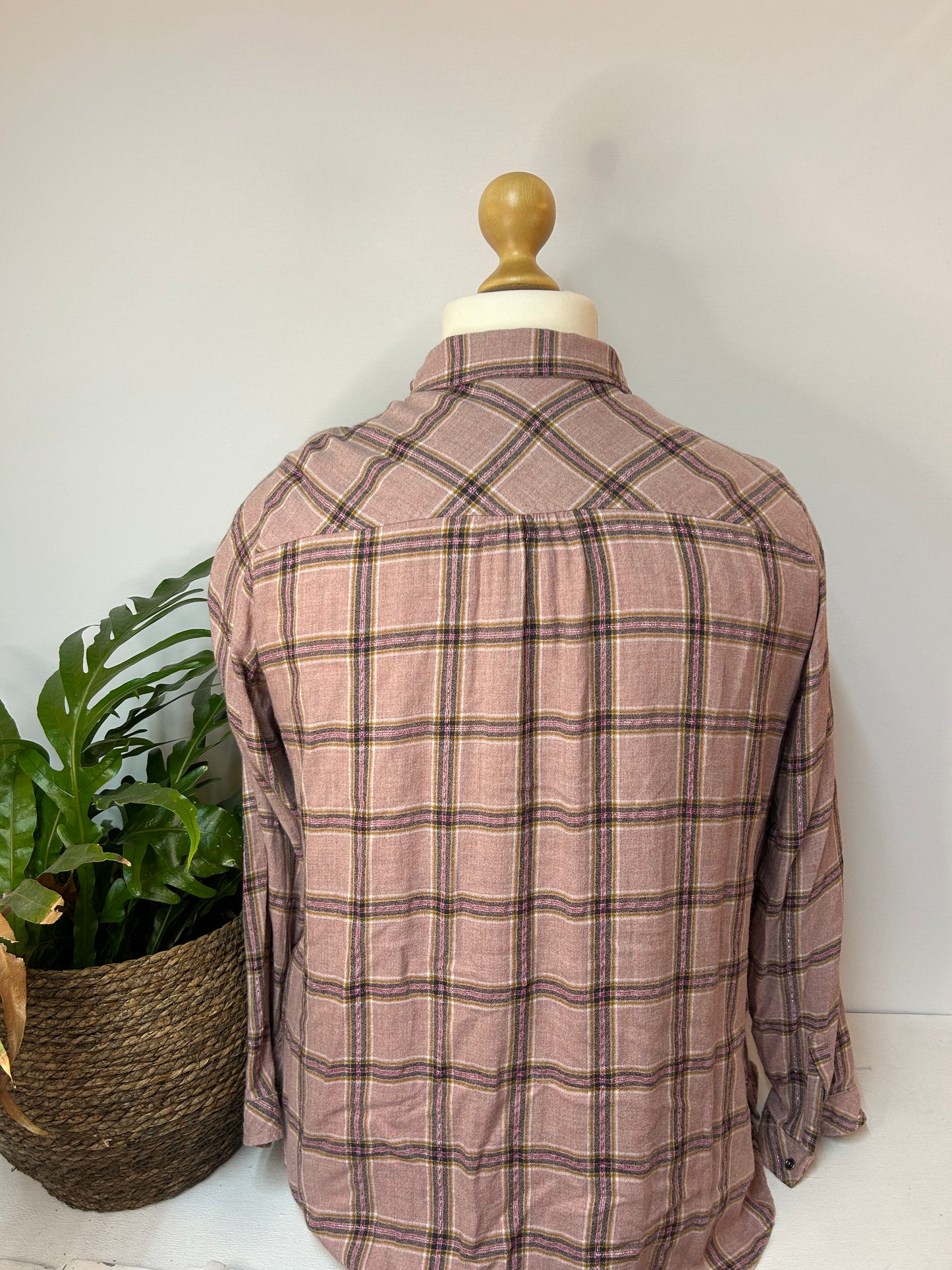 Kariertes Blusenhemd - Yessica - Gr. XXL / 3XL - 44 / 46