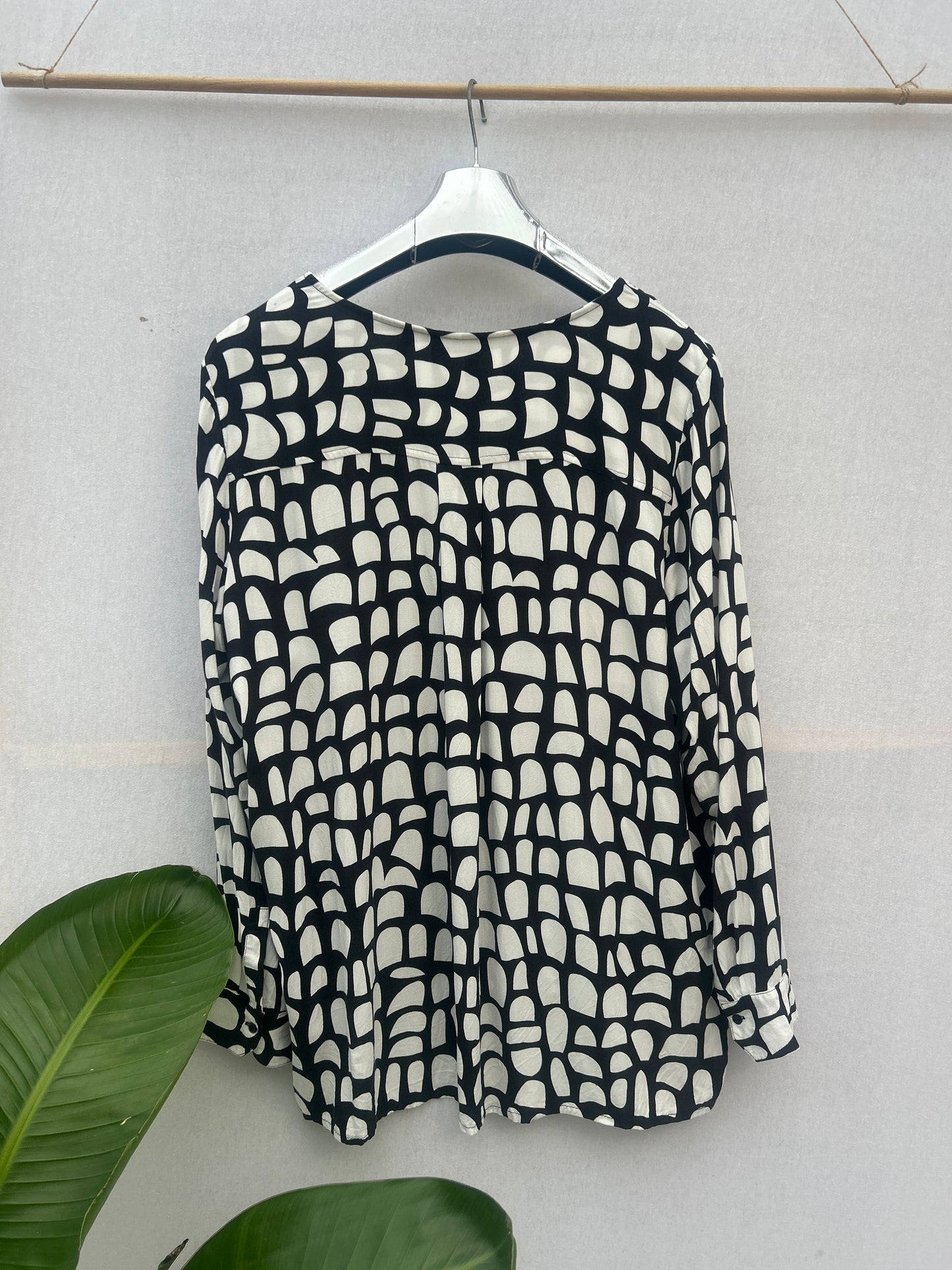 Langarm Bluse mit Muster - Street One - Gr. 46