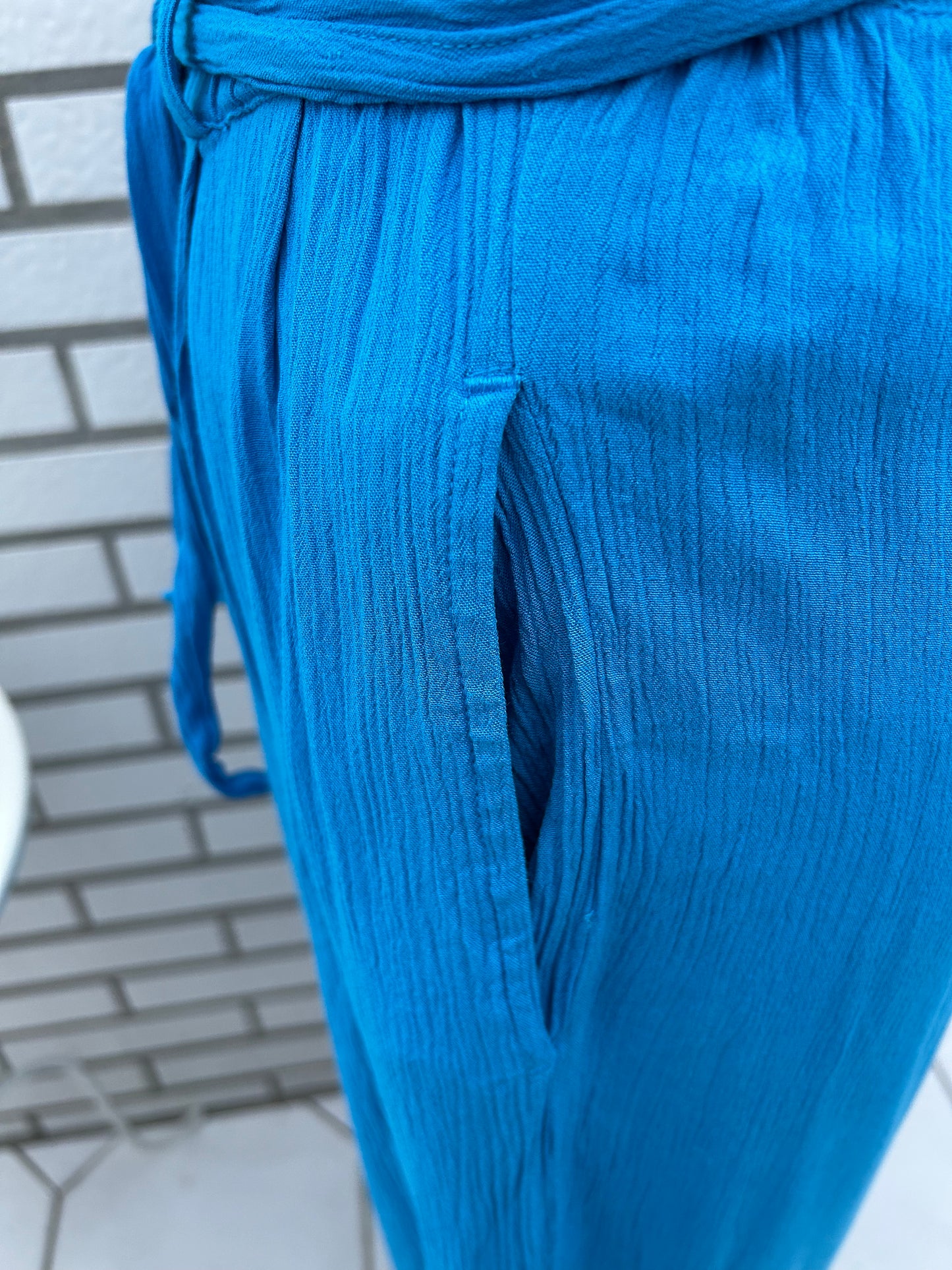 3/4 Stoffhose - MAVI- Gr. S