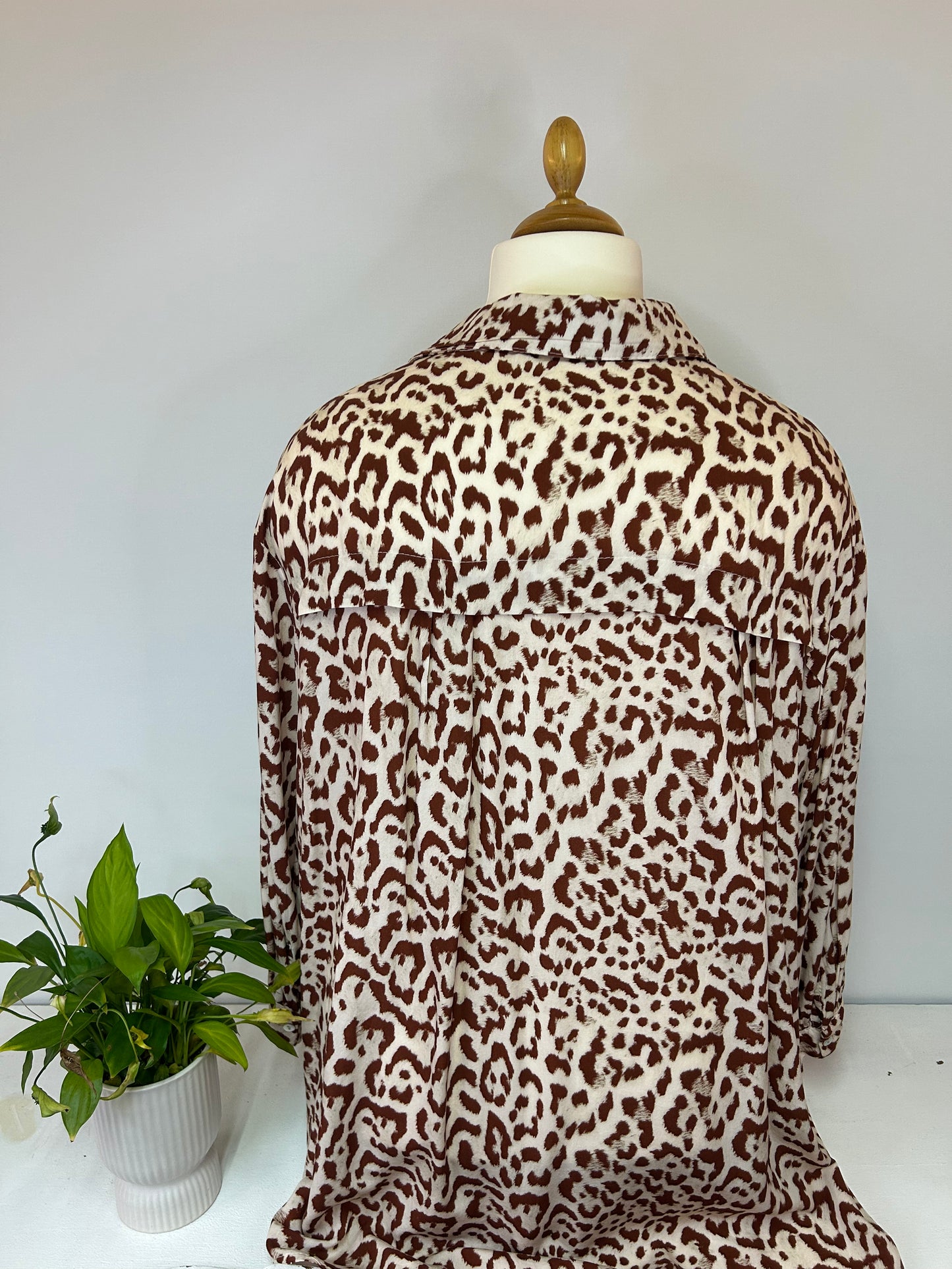 Lockere Animalprint Bluse - Monday Afternoon - Gr. 3XL