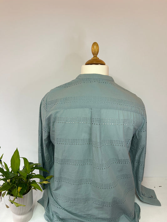 Lochmuster Bluse - s.Oliver - Gr. XXL