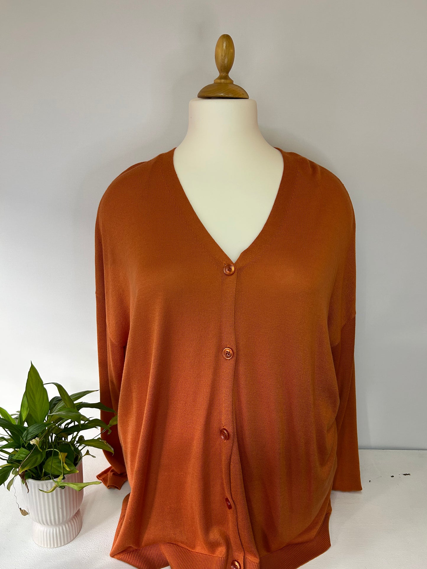 Superweiche Strickjacke - ULLA POPKEN - Gr. XXXL
