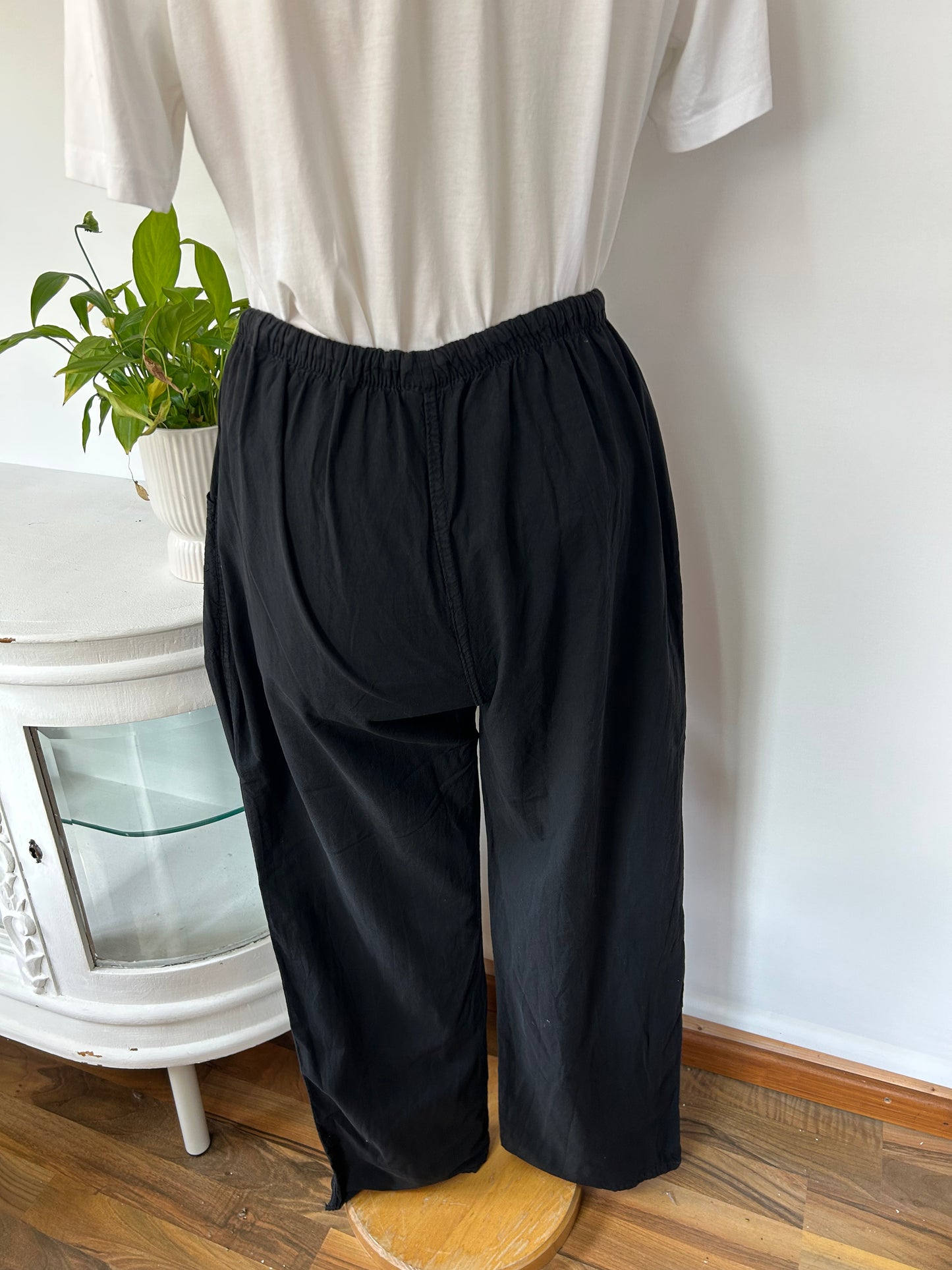 Süße Gummibund Stoffhose mit Strasssteinen - BLONDIX - Gr. S / M