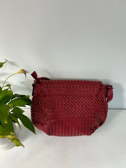 Rote Muster Tasche