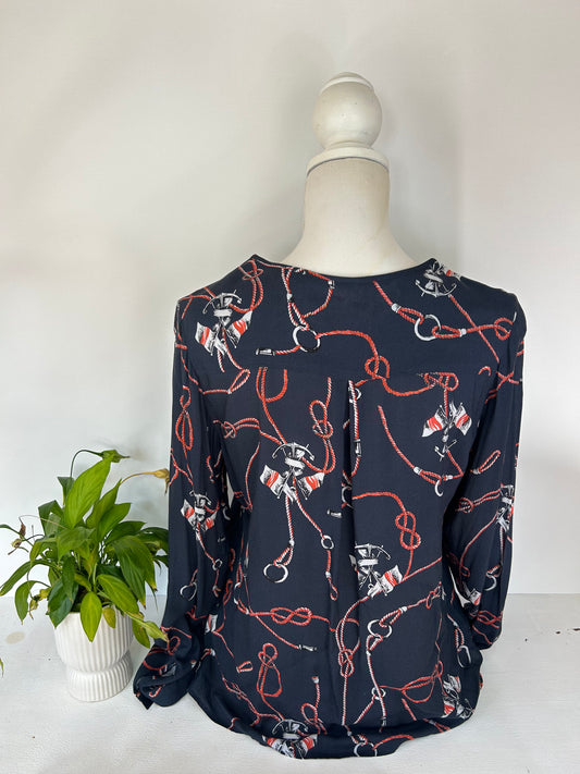 Maritime Bluse - Alba Moda - Gr. M / L