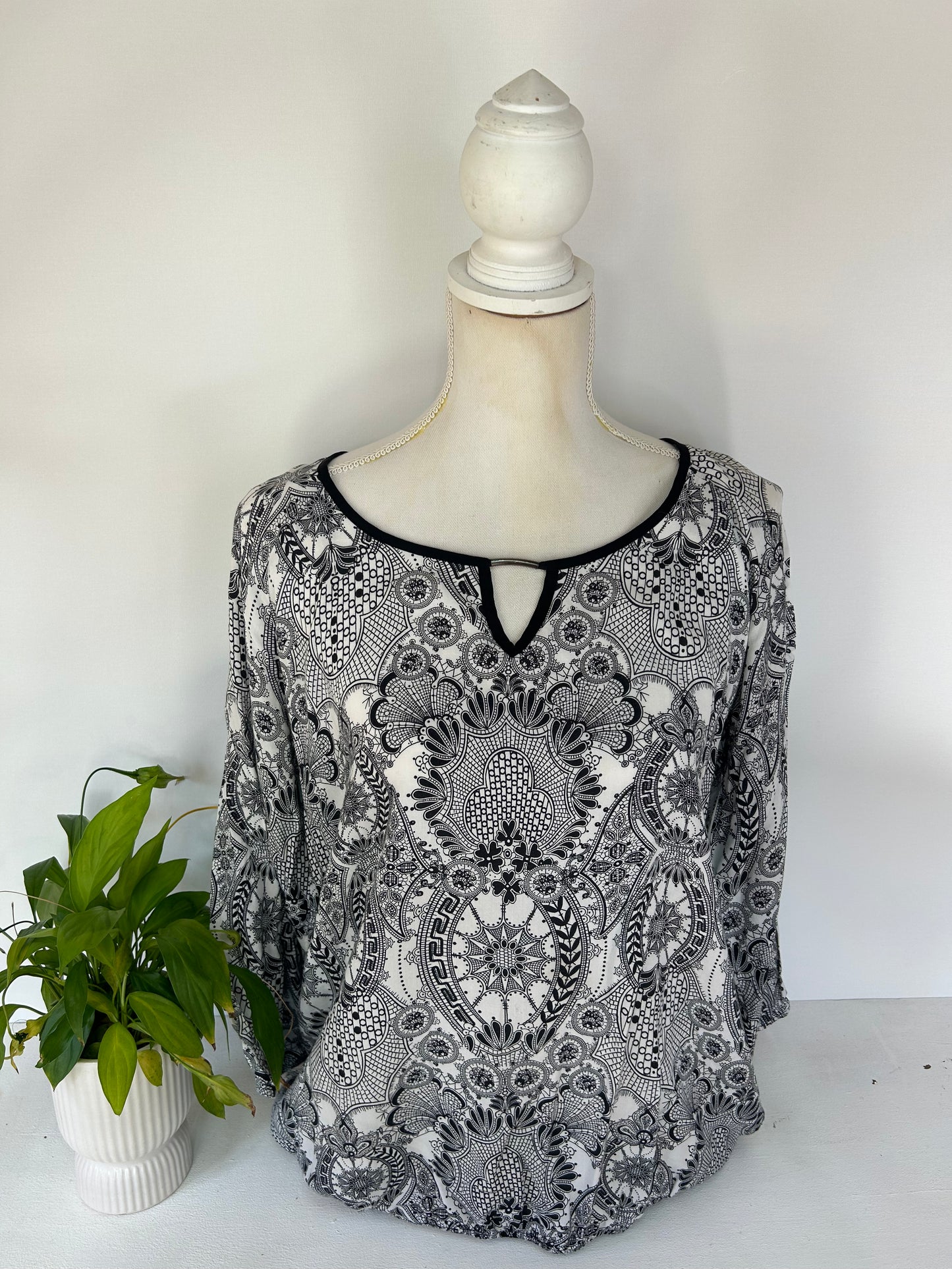 Paisley Bluse - Yessica - C&A - Gr. XXL