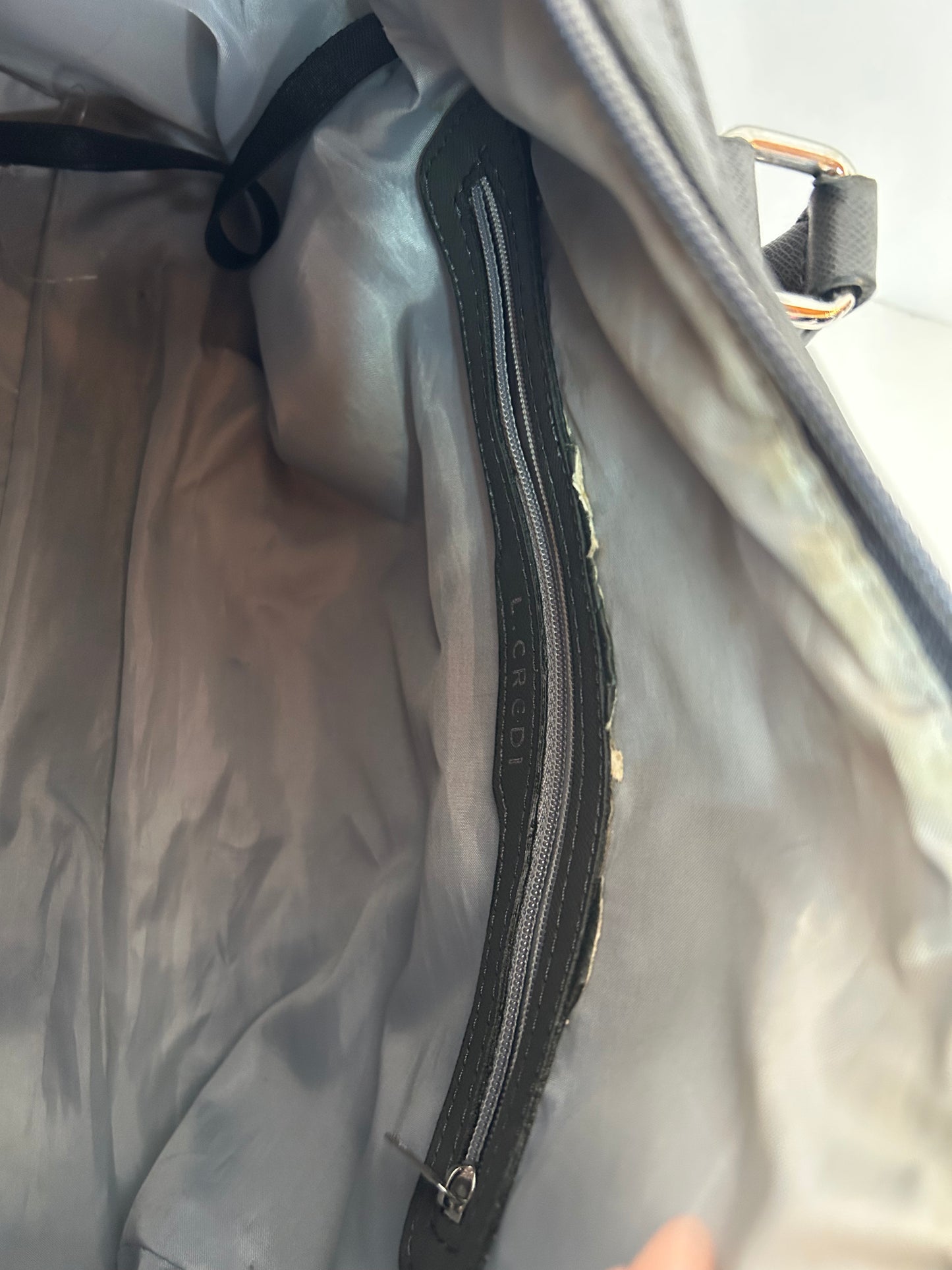 Graue Handtasche - L.CREDI