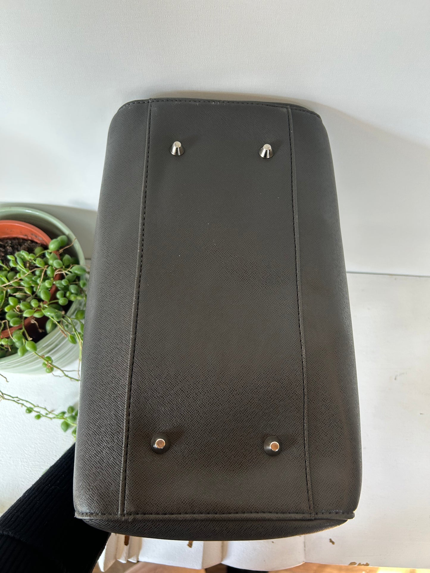 Graue Handtasche - L.CREDI