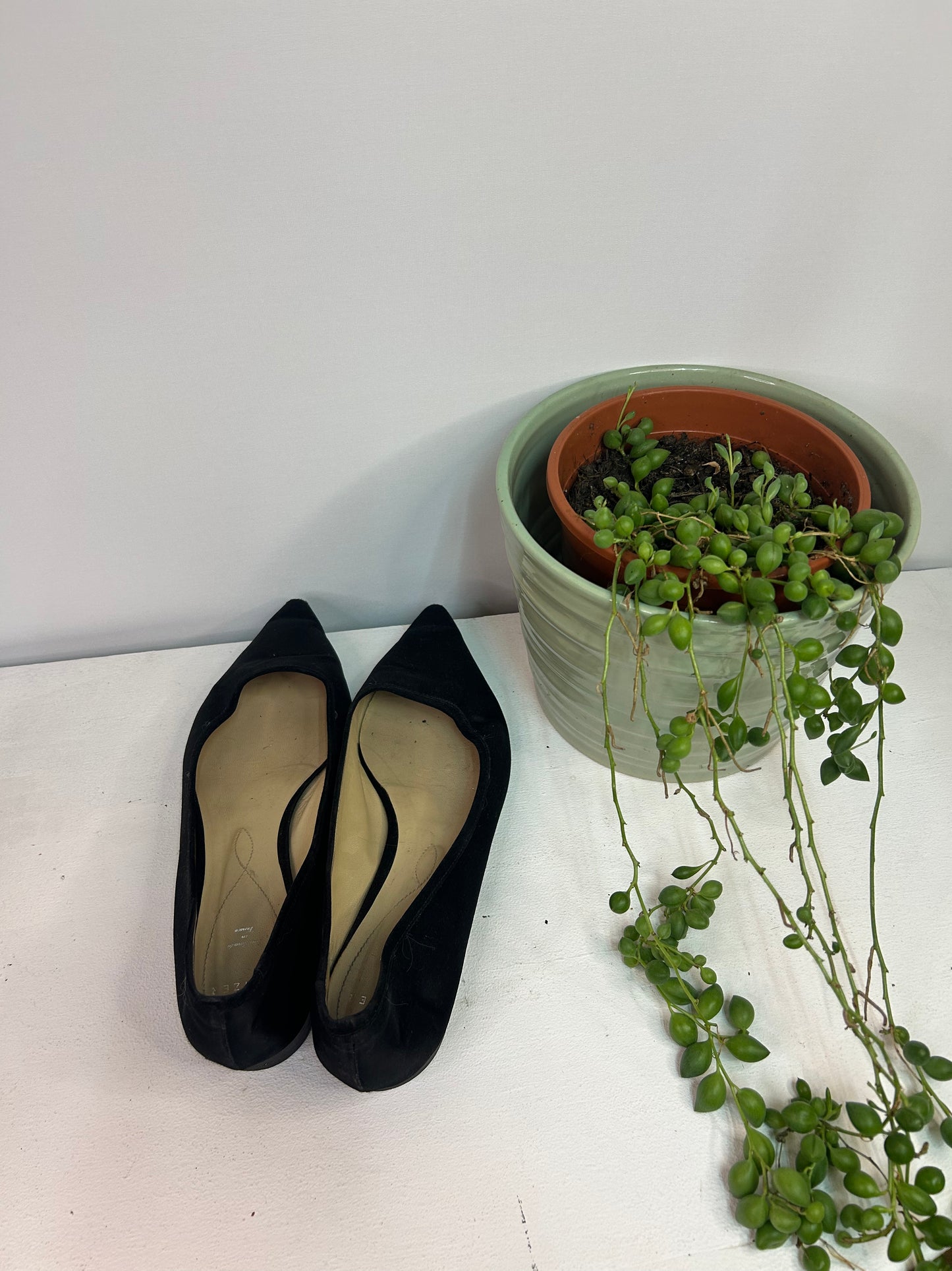 Spitze Ballerina Schuhe - Unützer - Gr. 39