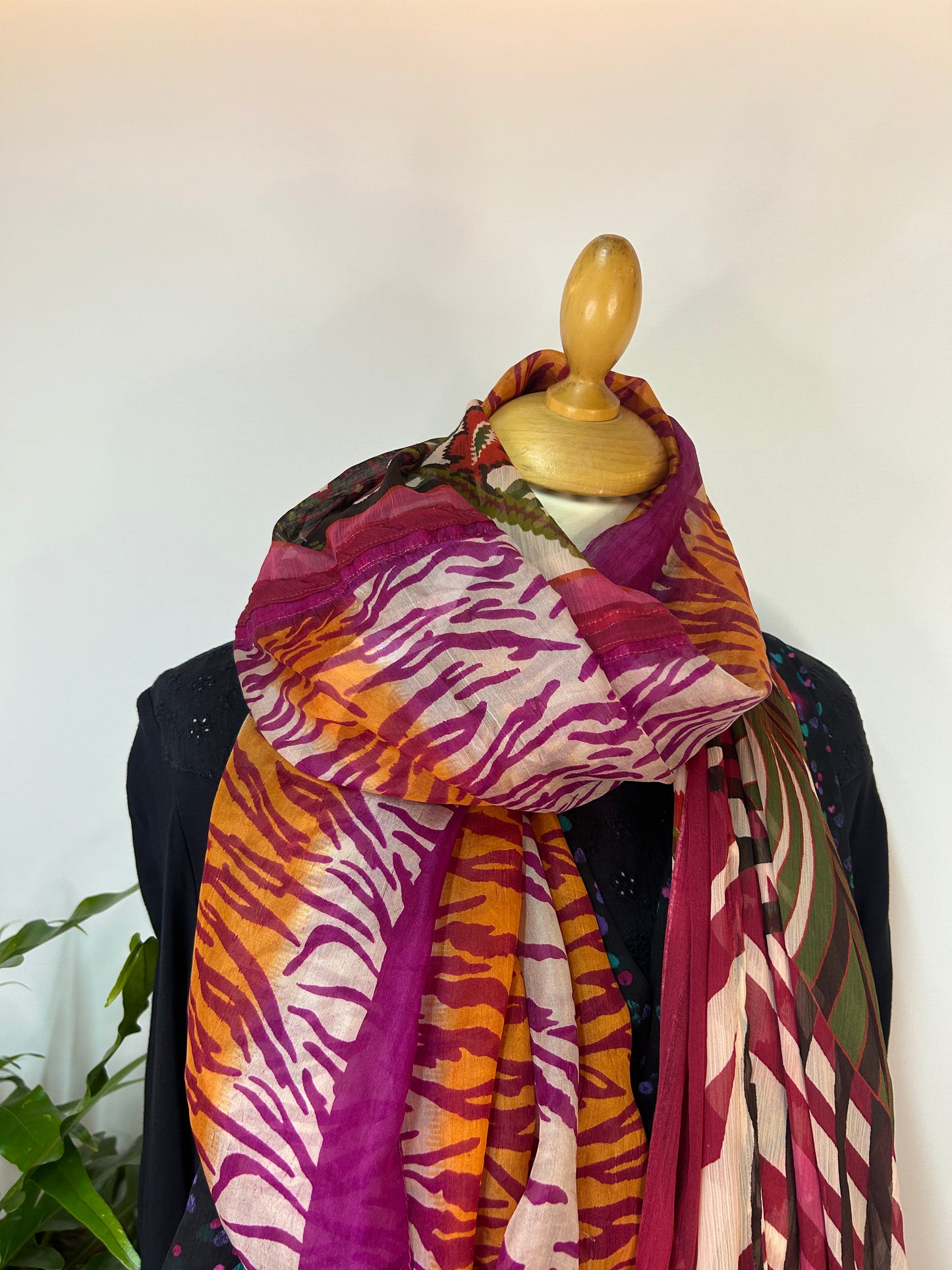 Buntes 3-Phasen Tuch - Made for Loving - Unikat