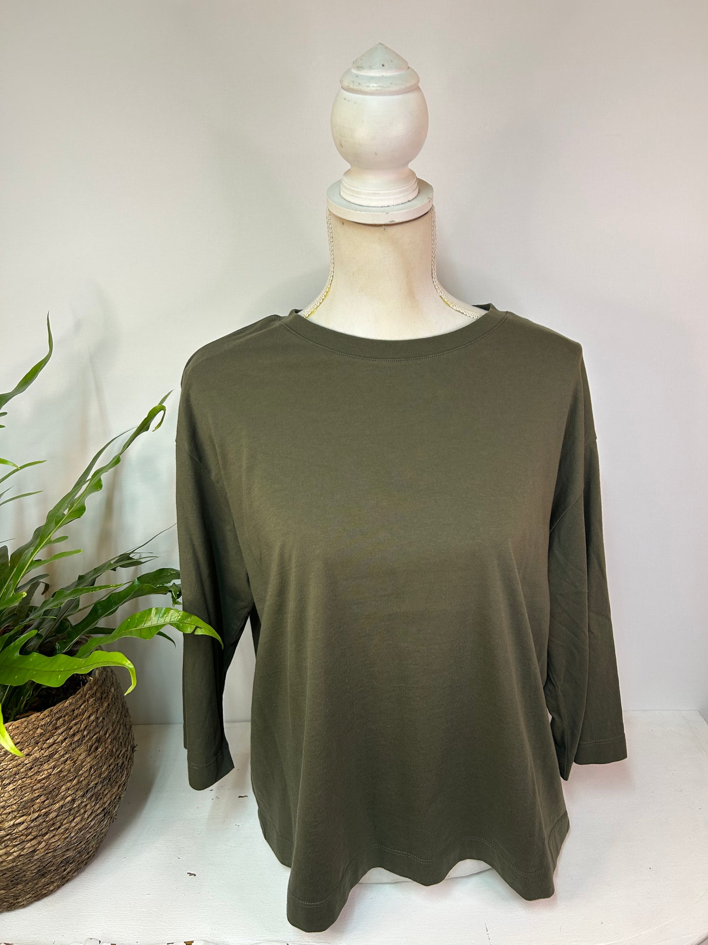 Basic dreiviertelarm Sweatshirt- comma - Gr. XXL