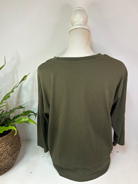 Basic dreiviertelarm Sweatshirt- comma - Gr. XXL
