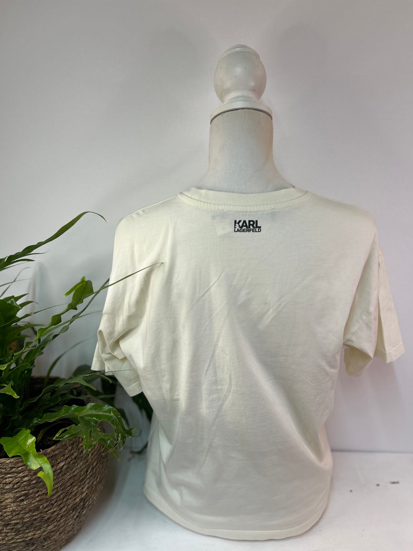 Hochwertiges Marken T-shirt - Karl Lagerfeld - Gr. S / M - NP: 99€ - Designer