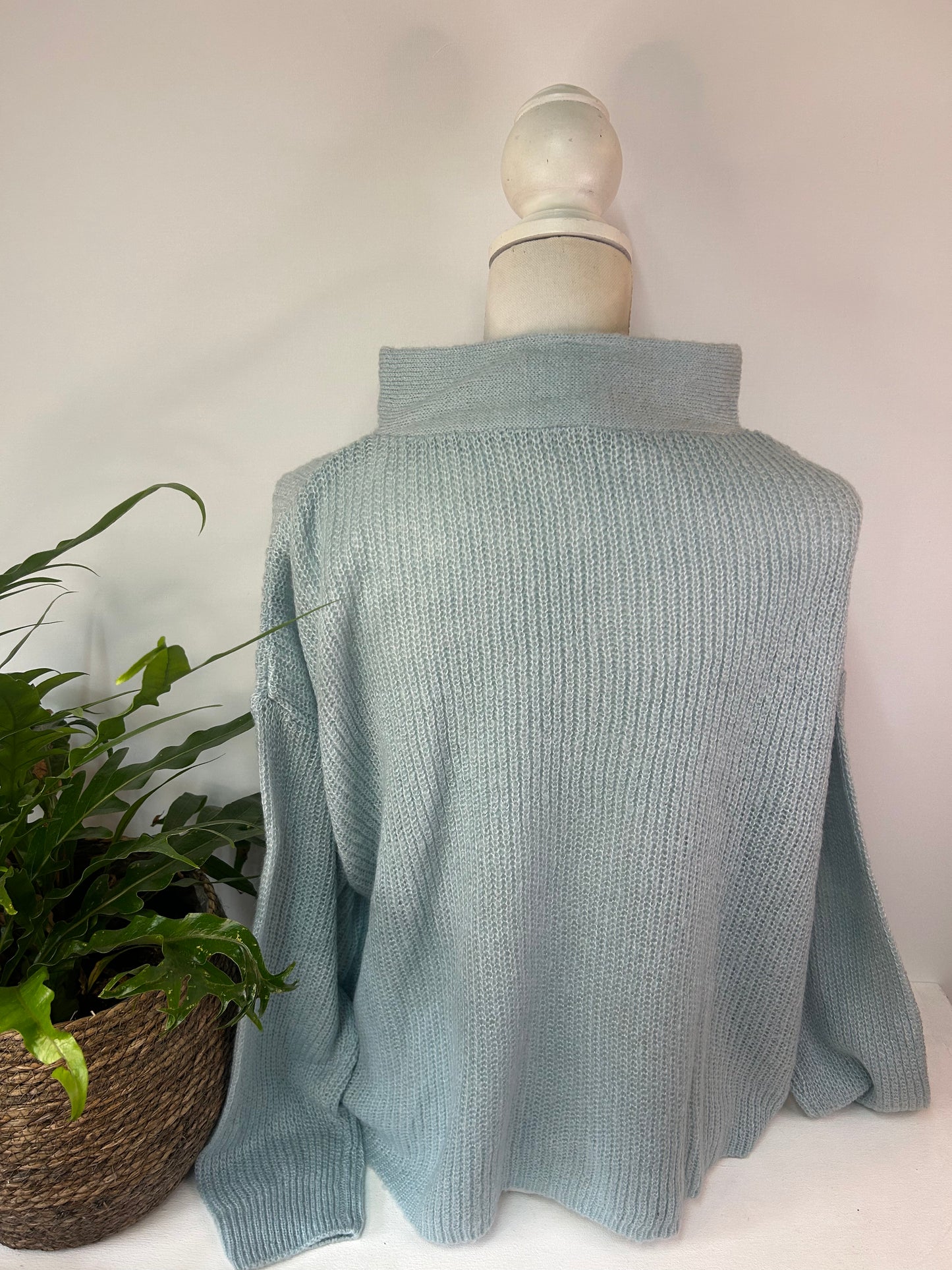 Pullover mit Reißverschluss Detail - everme - Gr. XXL