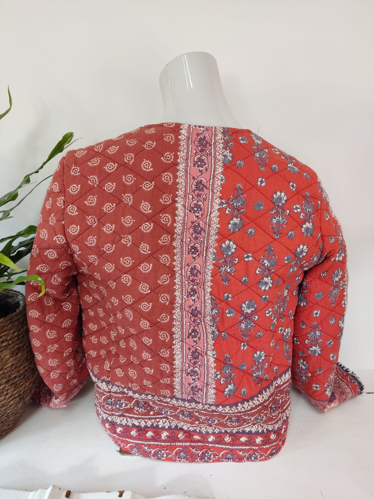 Süße BOHO Steppjacke MANGO - Gr. S