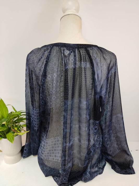 Durchsichtige Bluse BEXLEYŚ Gr. 44