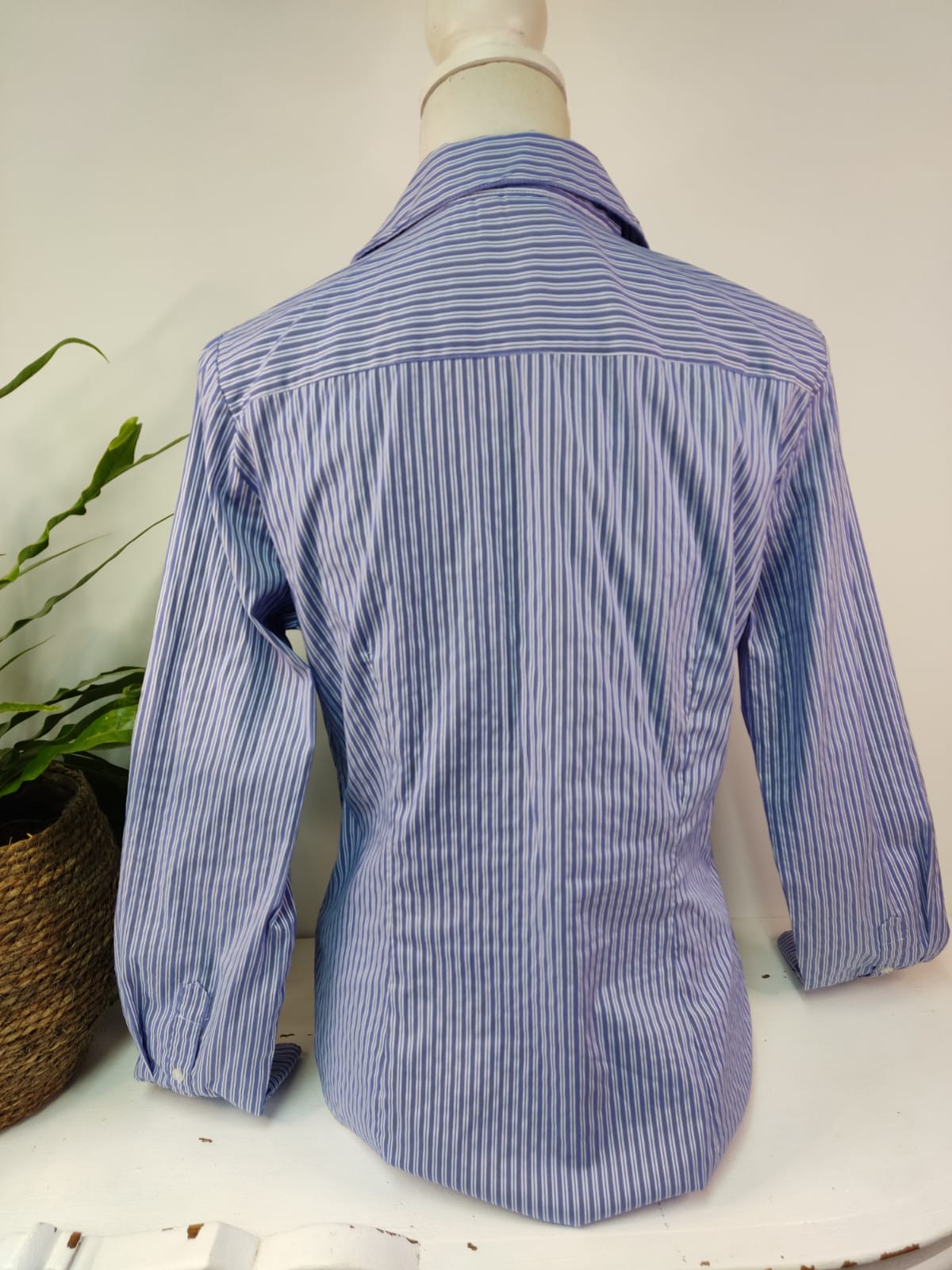 Gestreifte Businessbluse H&M - Gr. 42