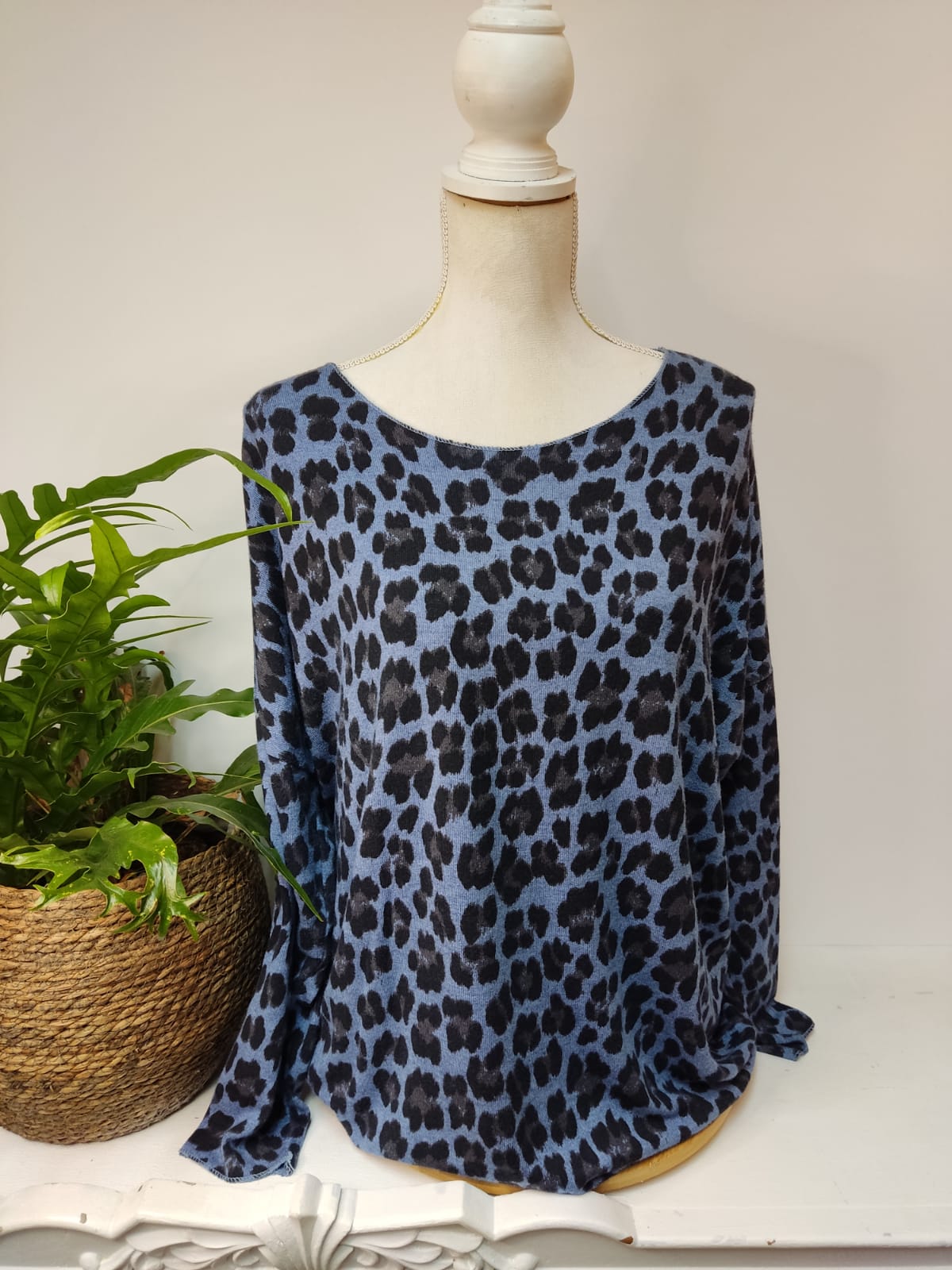 Sweatshirt Animalprint - Gr. XXL