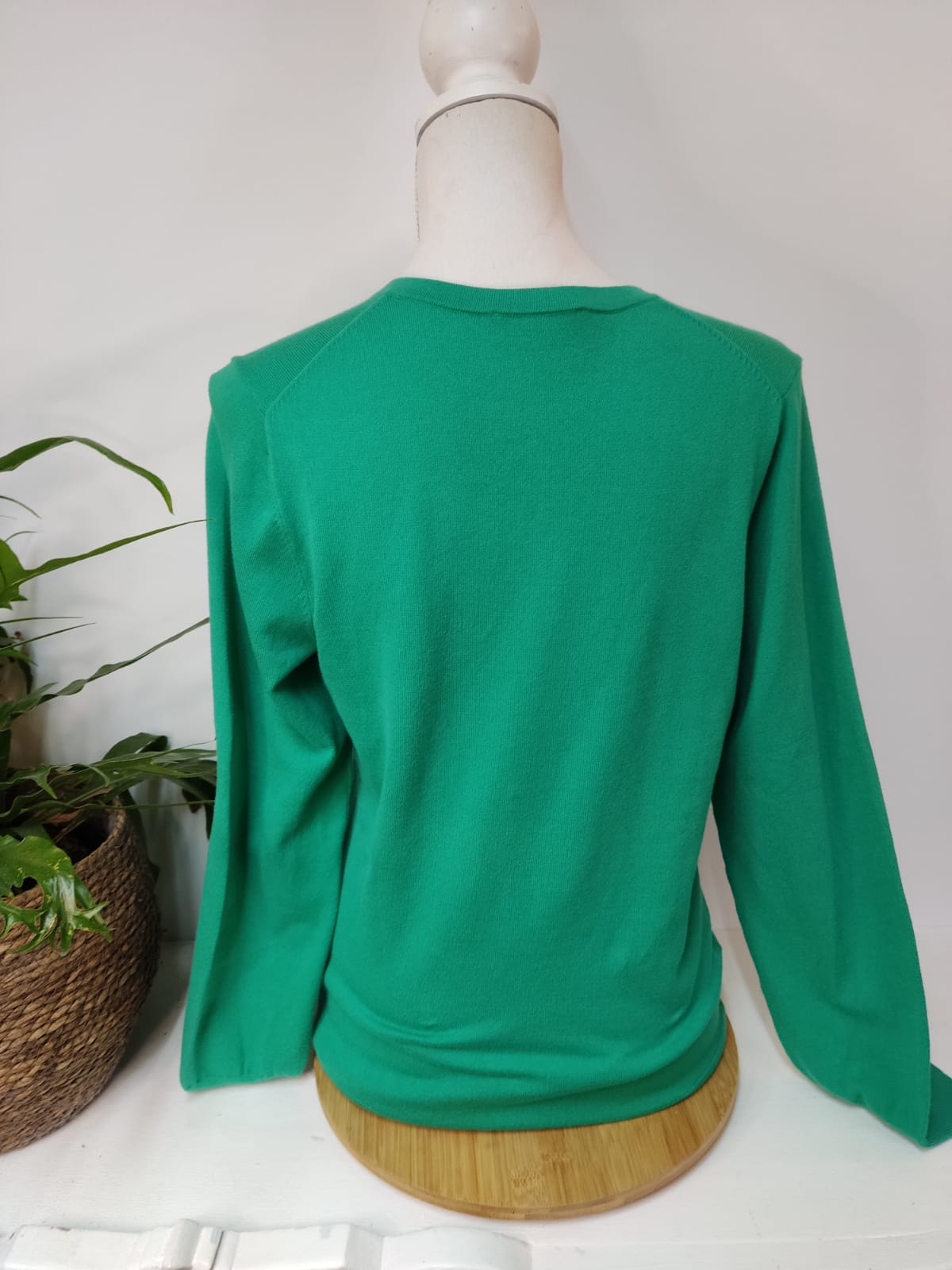 Apfelgrüner Pullover TOMMY HILFIGER - Gr. L