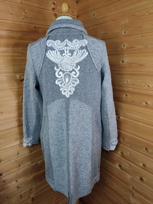 Longblazer mit Wolle TREDY- Gr. S