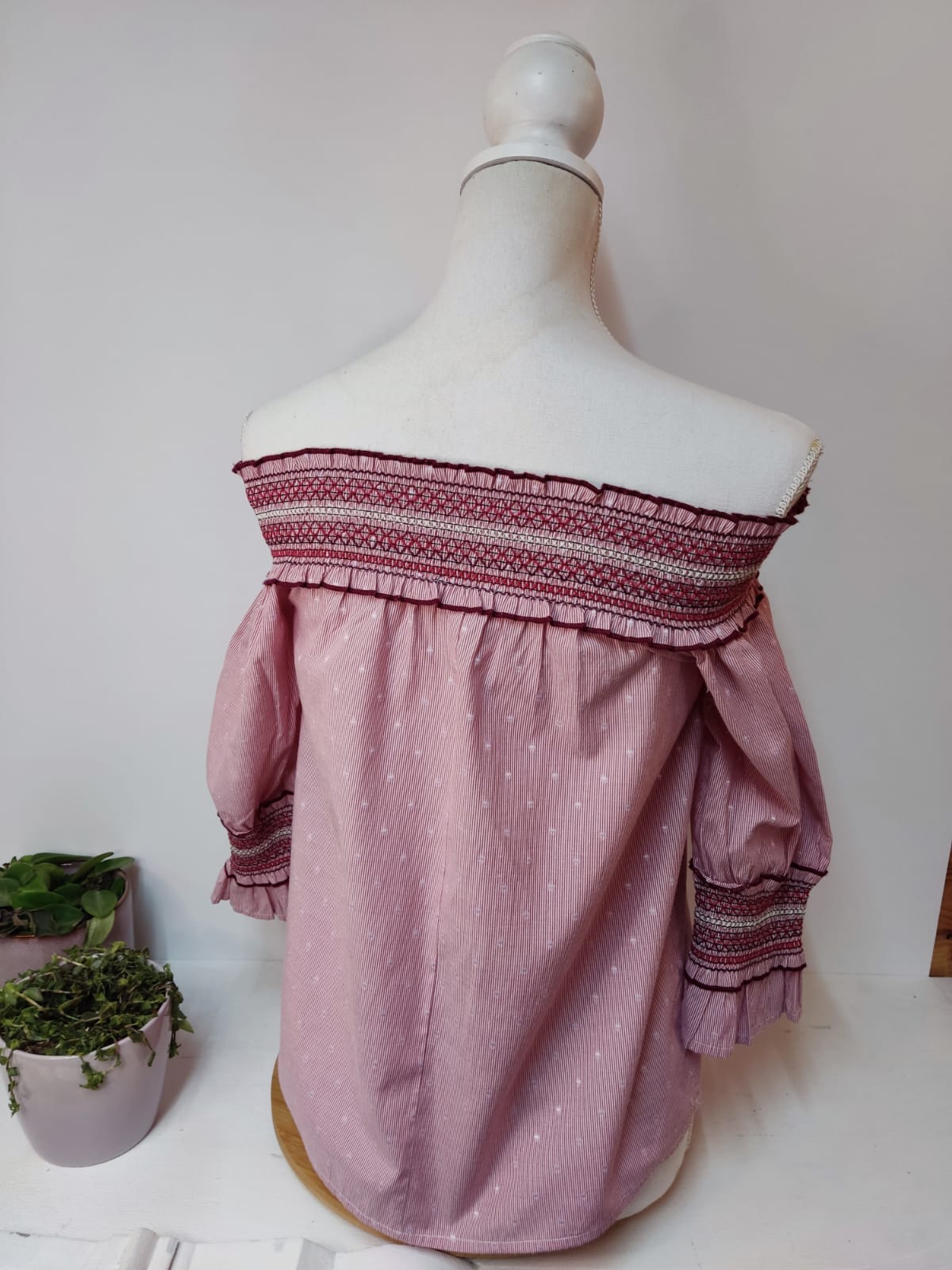 Süße Boho Bluse - Gr. S