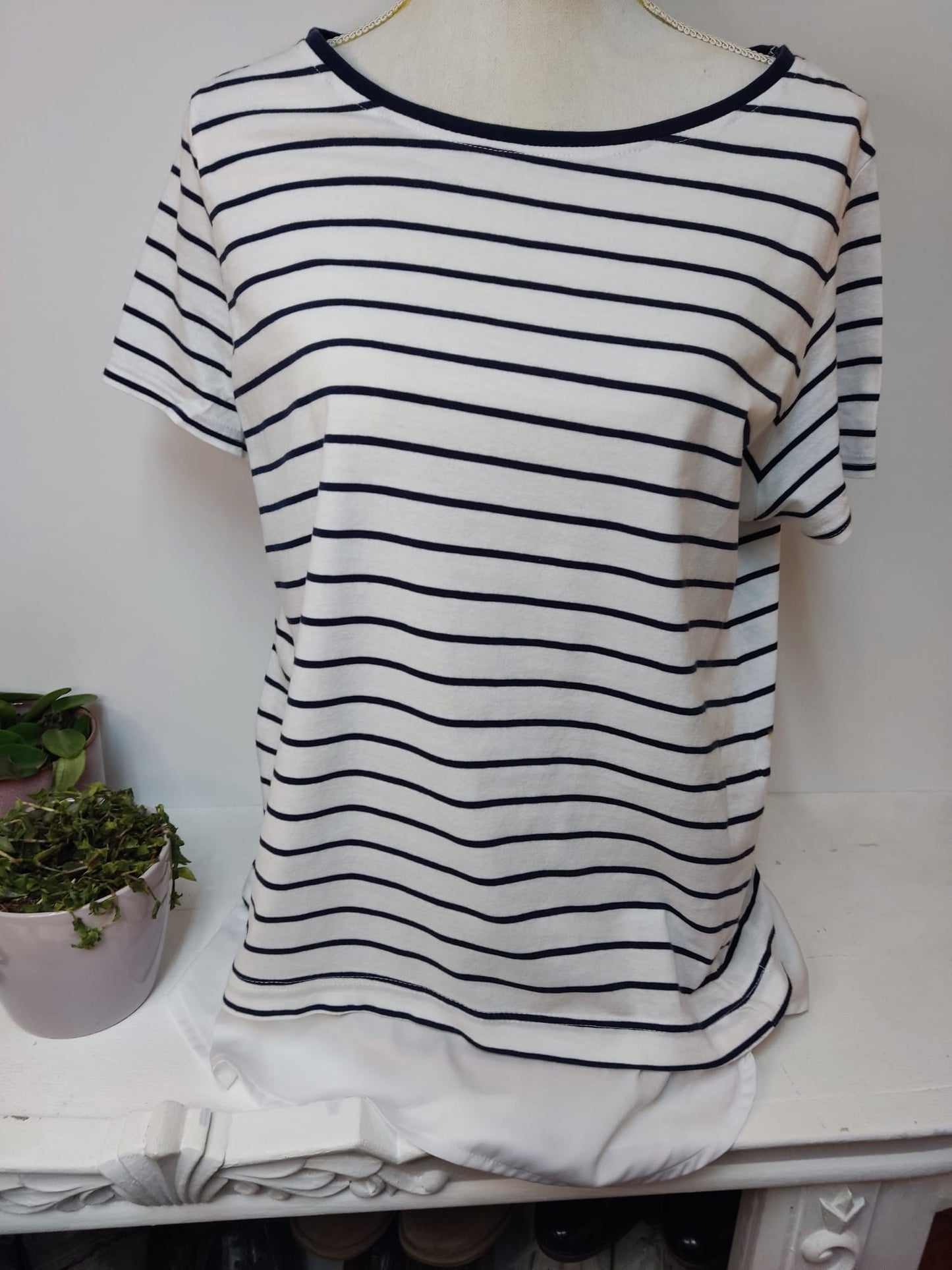 Gestreiftes Blusenshirt - GIADA - Gr. XXL/XXXL