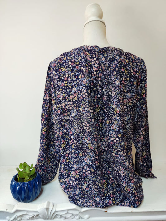 Florale Bluse- Christian Berg- Gr. 46