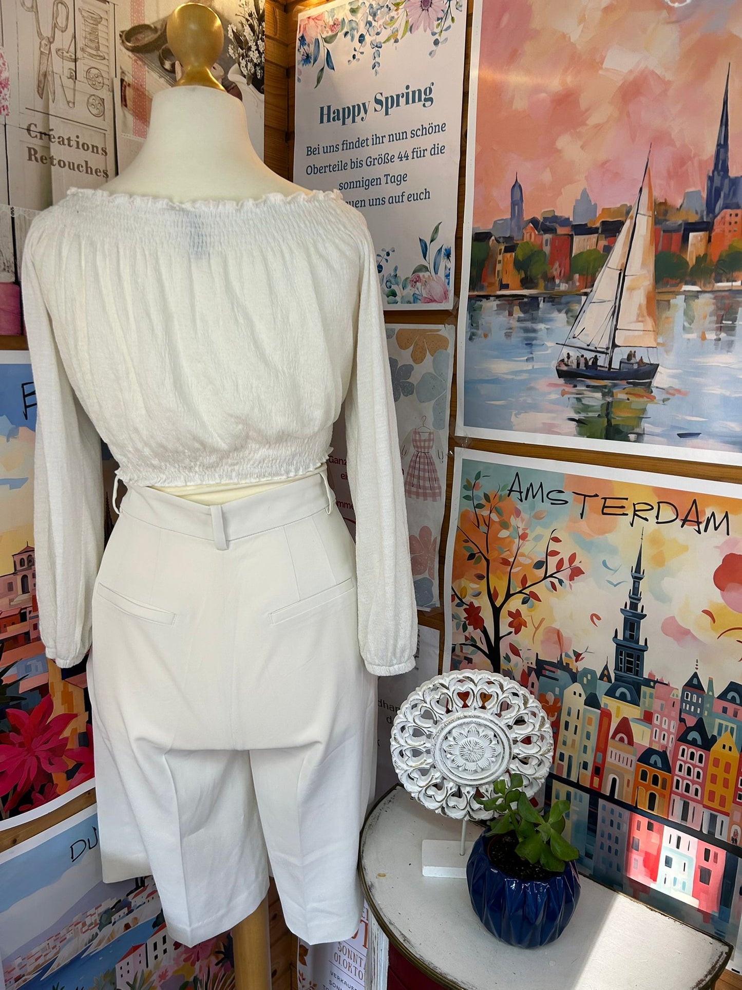 Edle kurze Businesshose- H&M- Gr. 36