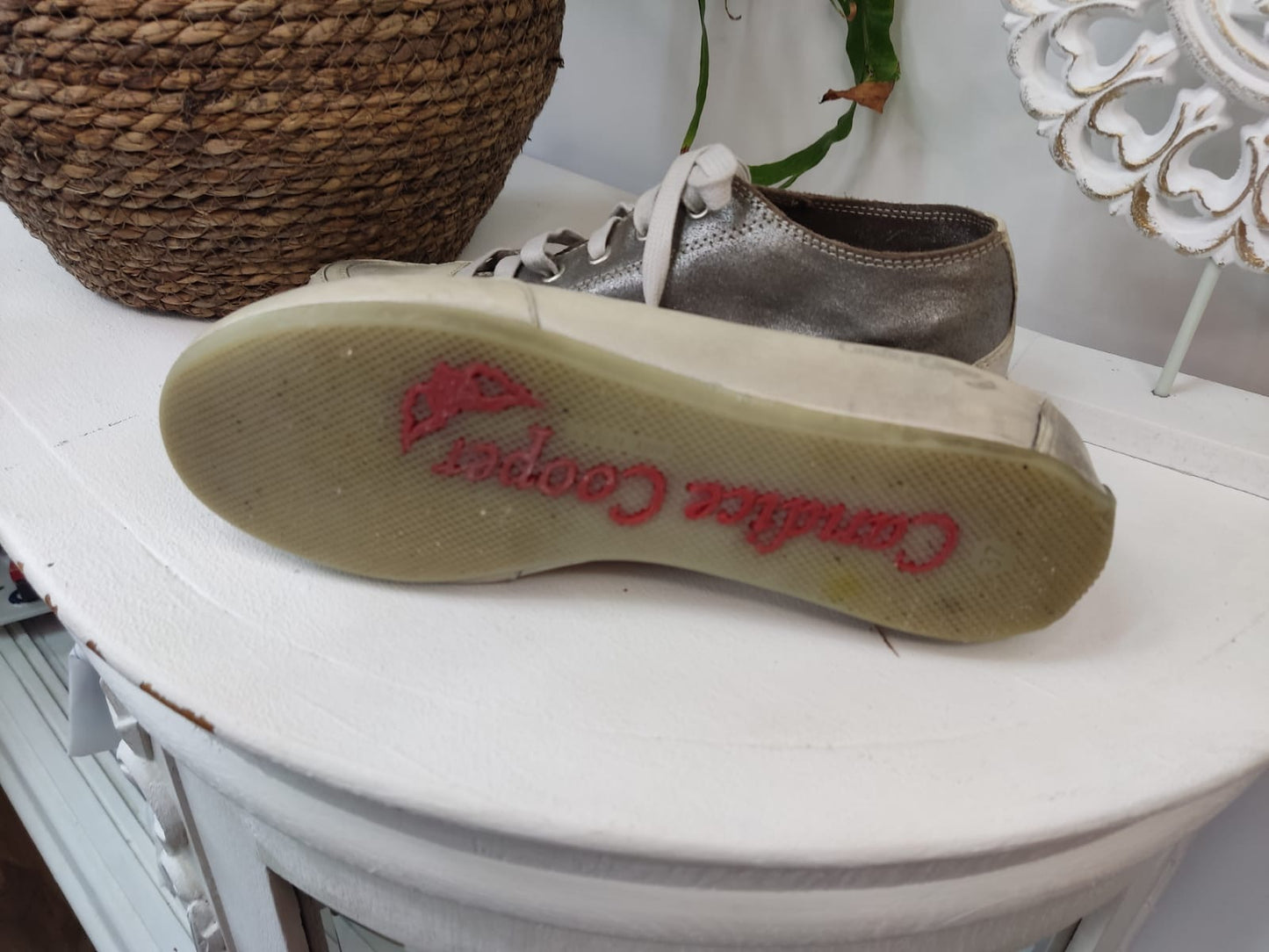 Sneaker Schuhe mit glitzerndem Schimmer CANDICE COOPER - GR. 37