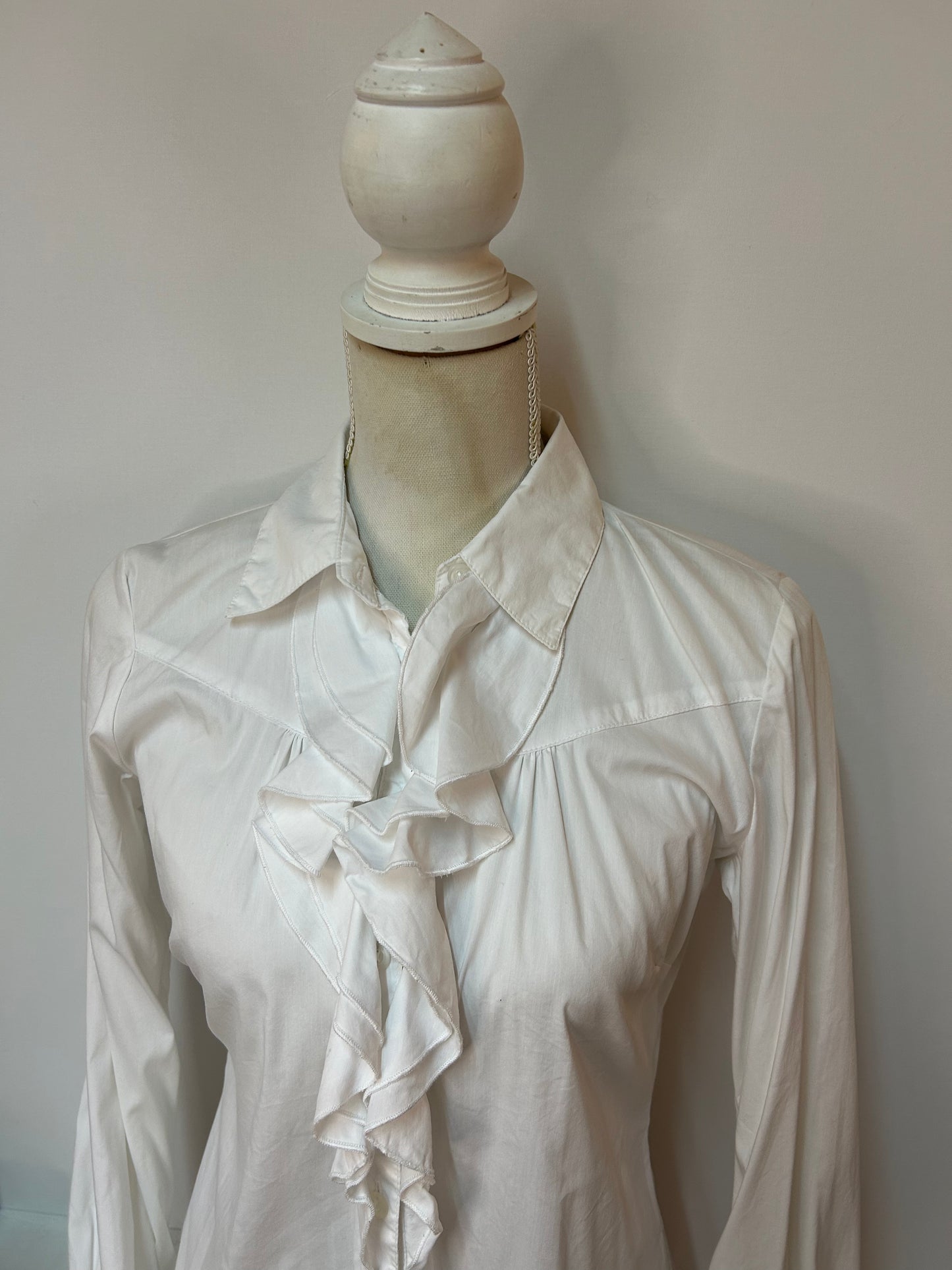 Schicke Damenbluse mit Rüschen - Yessica C&A - Gr. M / 38